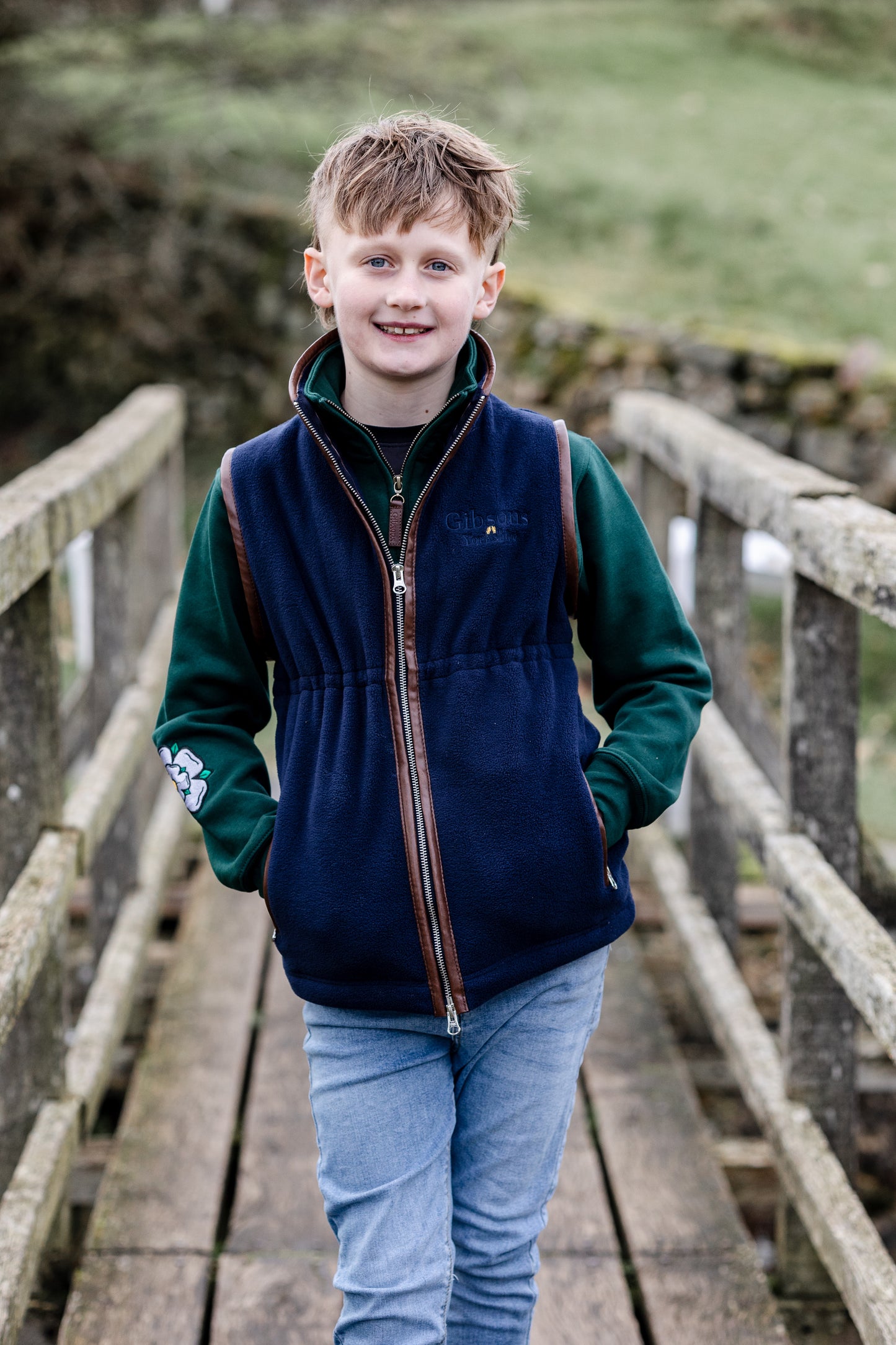 Children’s Navy Gilet