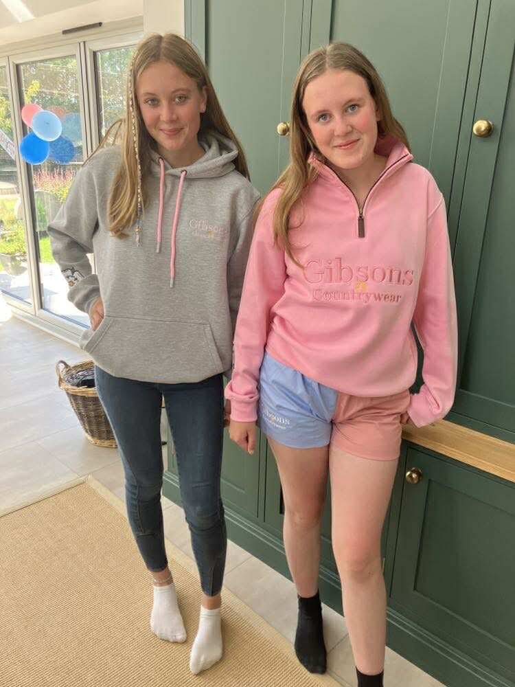 Childrens Pink & Blue Harlequin Shorts