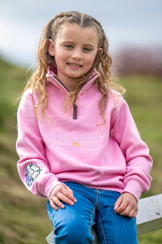 Children’s ‘Lily’ 1/4 zip Sweatshirt