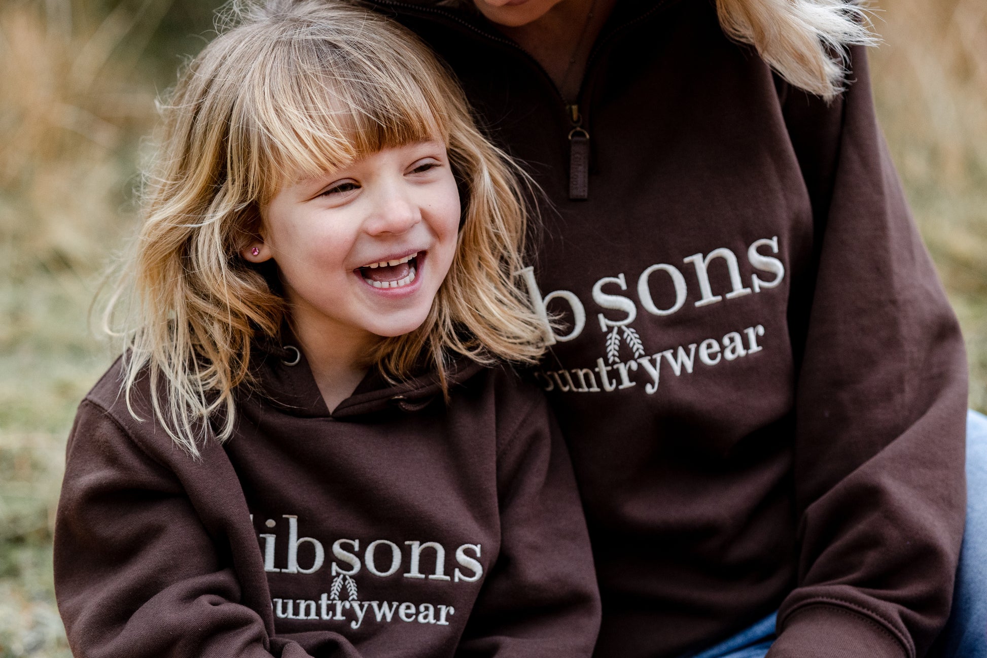 Chocolate brown sweatshirt close up 